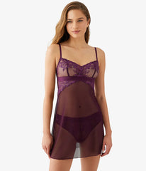Opening Act Chemise: Potent Purple
