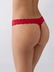 Inspired Eyelet Thong: Dawn Pink