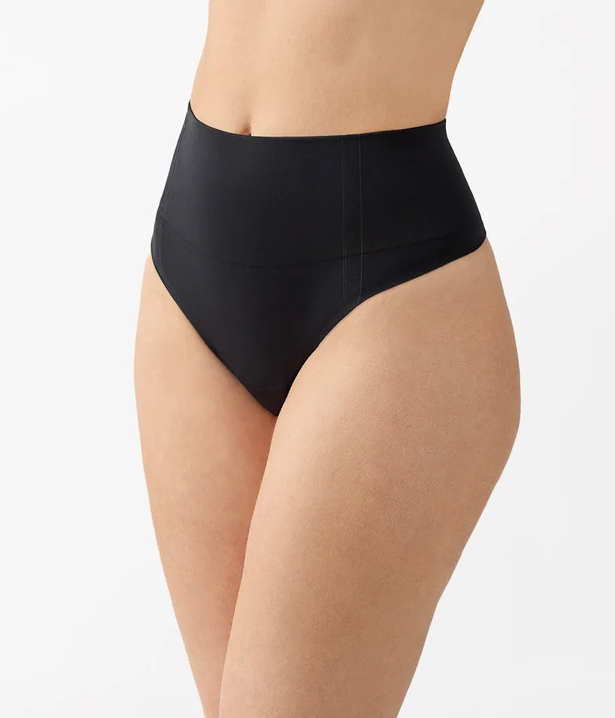 Smooth Series™ Shaping Thong: Black