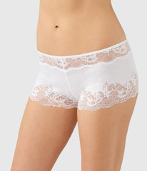 Modern Affair Boyshort: White