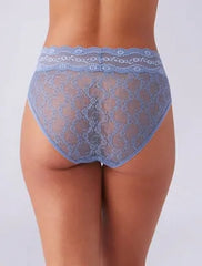 Lace Kiss Hi-Leg: Rose Smoke